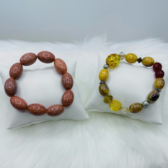 Jewelry - Multicolor Beaded Bracelet Lot of 2